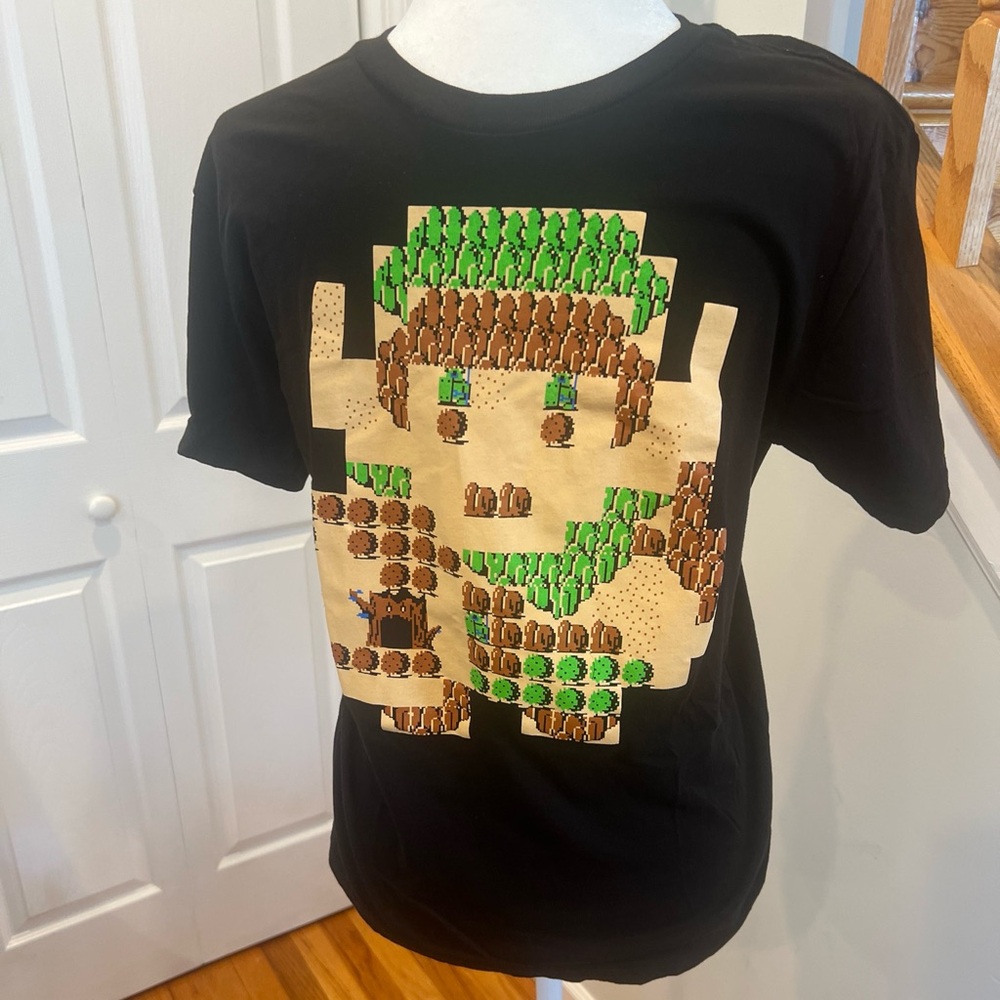 Ninteno Legend of Zelda T-Shirt Link Men's Short Sleeve Lootwear Exclusive Med
